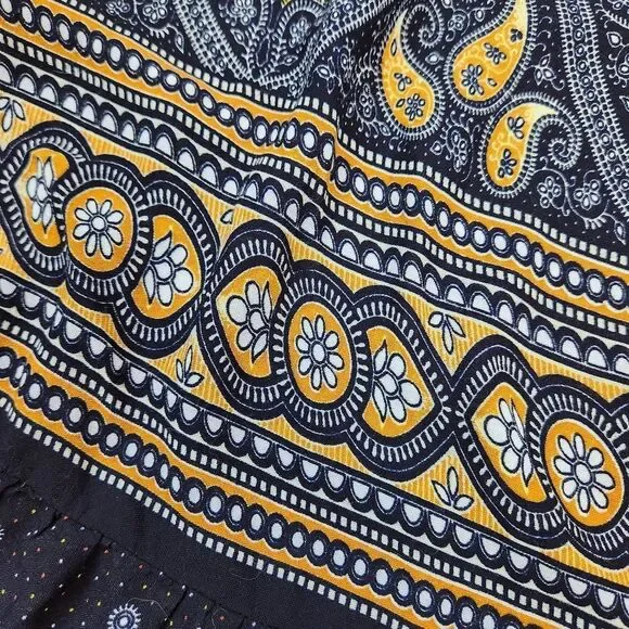 💛One Size Plus Blue Floral Print Sleeveless Maxi Dress One Size - Picture 8 of 9